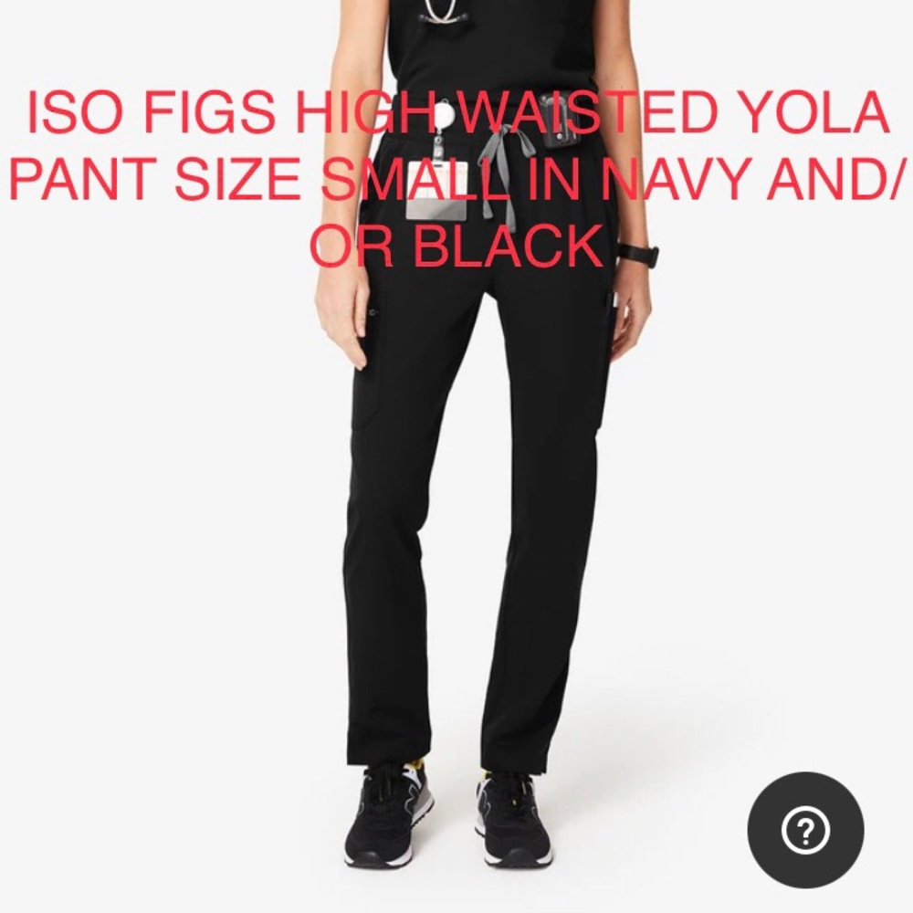 ISO-Figs high waisted yola pant